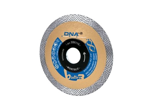 Montolit CBX DNA Diamond Blade - Granite & Porcelain Cutting Disc