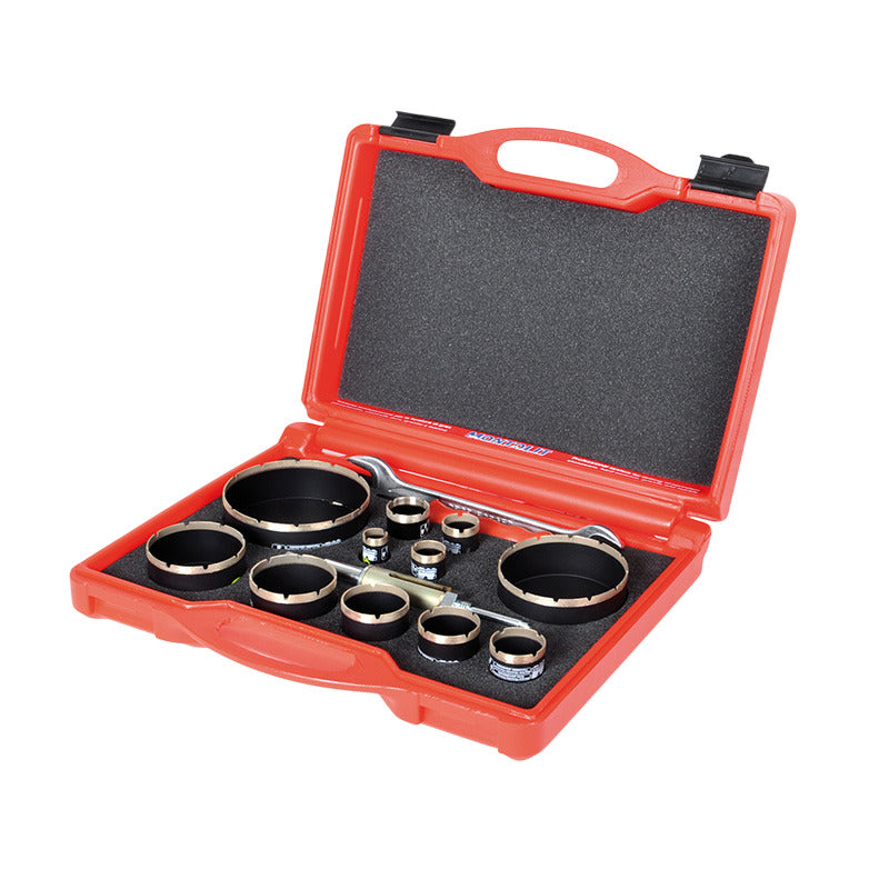 Montolit Diamond Core Drill Bit Set - Wet, Continuous Crown