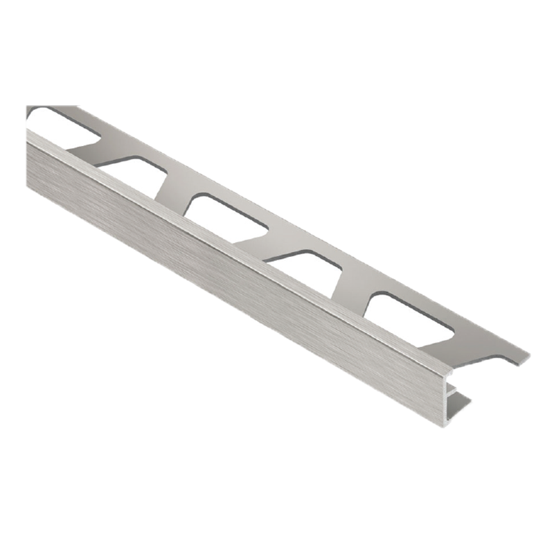 Schlüter Trendline JOLLY Edge Tile Trim - Anodised Aluminium, Brushed Titanium