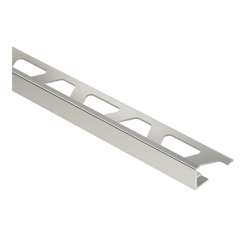 Schlüter Trendline JOLLY Edge Tile Trim - Anodised Aluminium, Polished Titanium