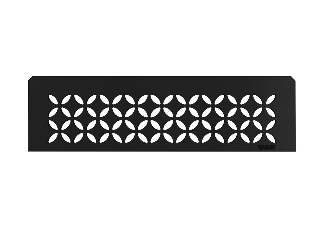 Schluter SHELF-N-S1-EB Shower Niche Shelf - FLORAL, Coated Aluminium, 300x87mm