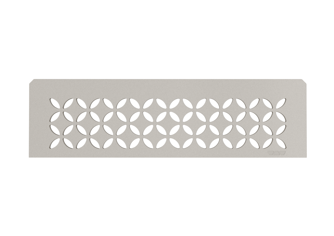 Schluter SHELF-N-S1-EB Shower Niche Shelf - FLORAL, Coated Aluminium, 300x87mm