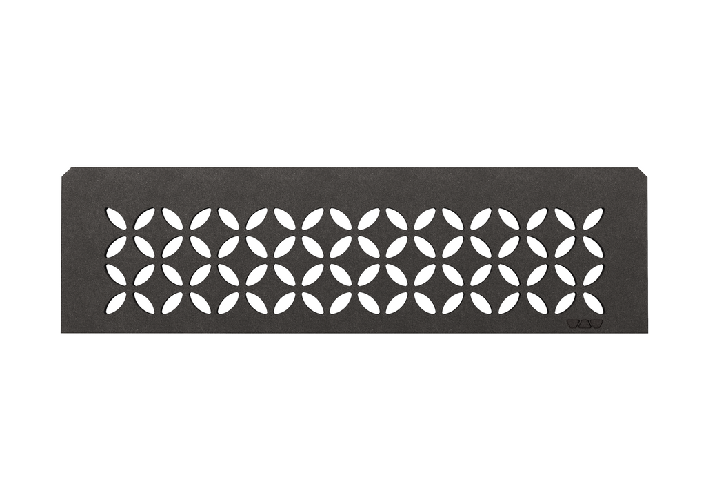 Schluter SHELF-N-S1-EB Shower Niche Shelf - FLORAL, Coated Aluminium, 300x87mm