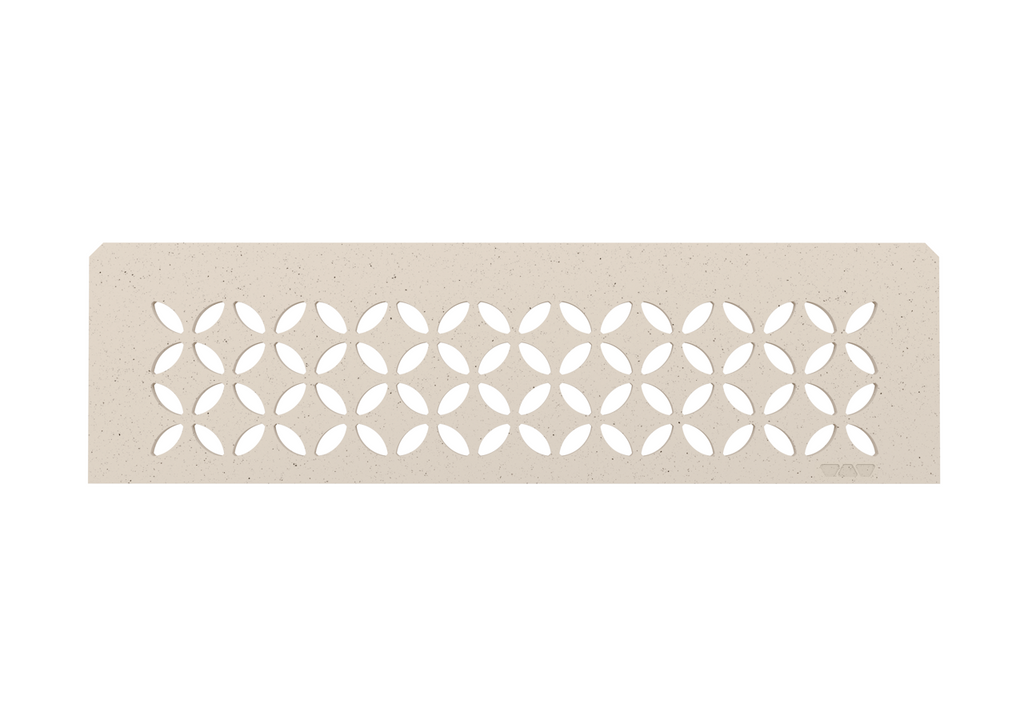 Schluter SHELF-N-S1-EB Shower Niche Shelf - FLORAL, Coated Aluminium, 300x87mm