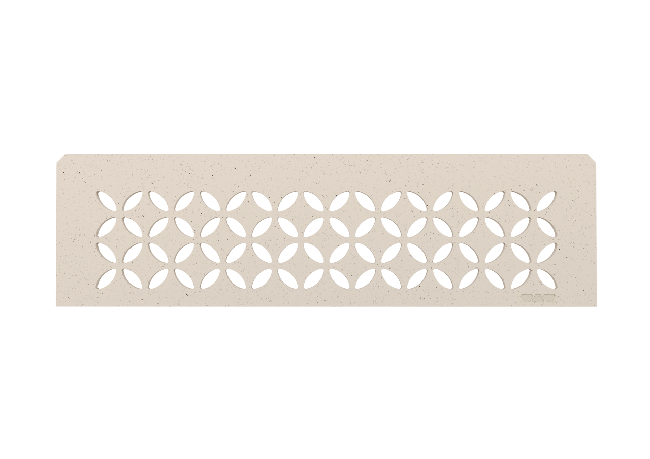Schluter SHELF-N-S1-EB Shower Niche Shelf - FLORAL, Coated Aluminium, 300x87mm