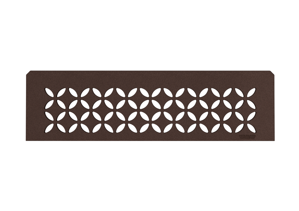 Schluter SHELF-N-S1-EB Shower Niche Shelf - FLORAL, Coated Aluminium, 300x87mm