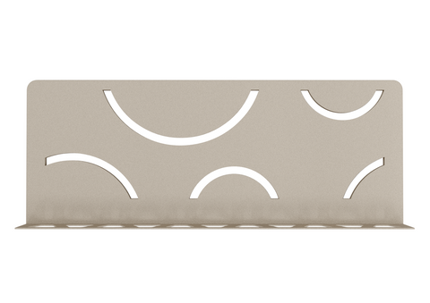 Schluter SHELF-W-S1 Shower Wall Floating Shelf - CURVE, Coated Aluminium, 300x115mm