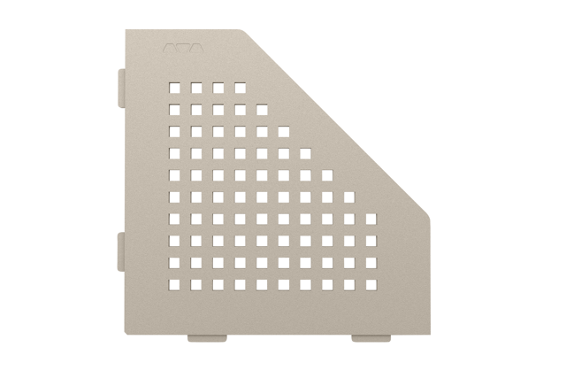 Schluter SHELF-E-S2 Pentagon Shelf - SQUARE Design, Coated Aluminium, 195x195mm