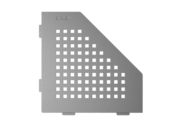 Schluter SHELF-E-S2 Pentagon Shelf - SQUARE Design, Coated Aluminium, 195x195mm