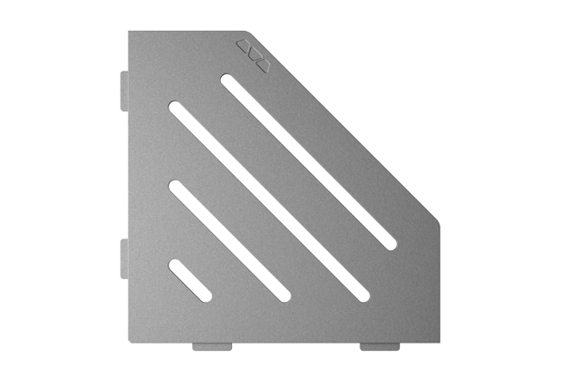 Schluter SHELF-E-S2 Pentagon Shelf - WAVE, Coated Aluminium, 195x195mm