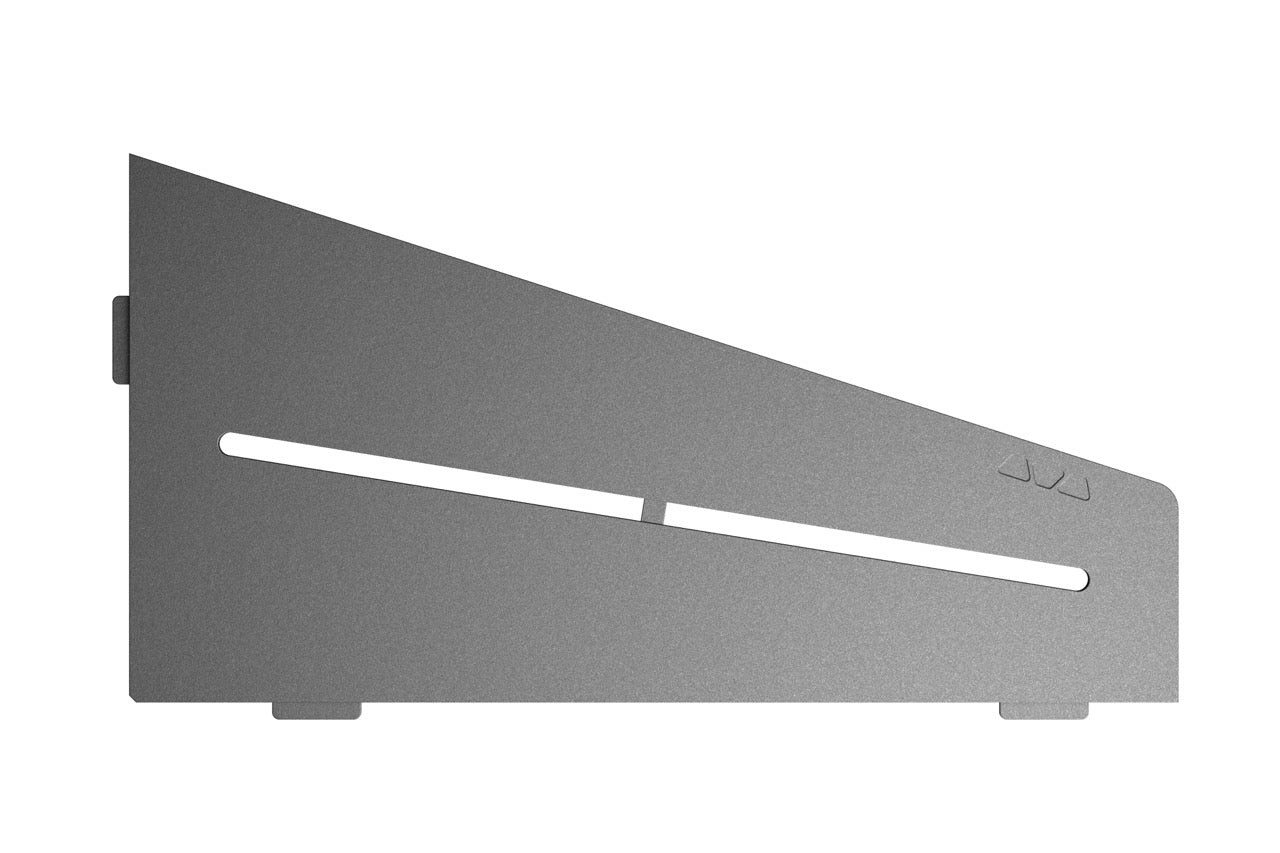 Schluter SHELF-E-S3 Wall Corner Shelf - PURE, Coated Aluminium, 295x154mm
