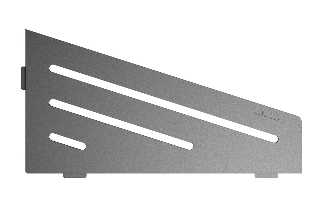 Schluter SHELF-E-S3 Wall Corner Shelf - WAVE, Coated Aluminium, 295x154mm