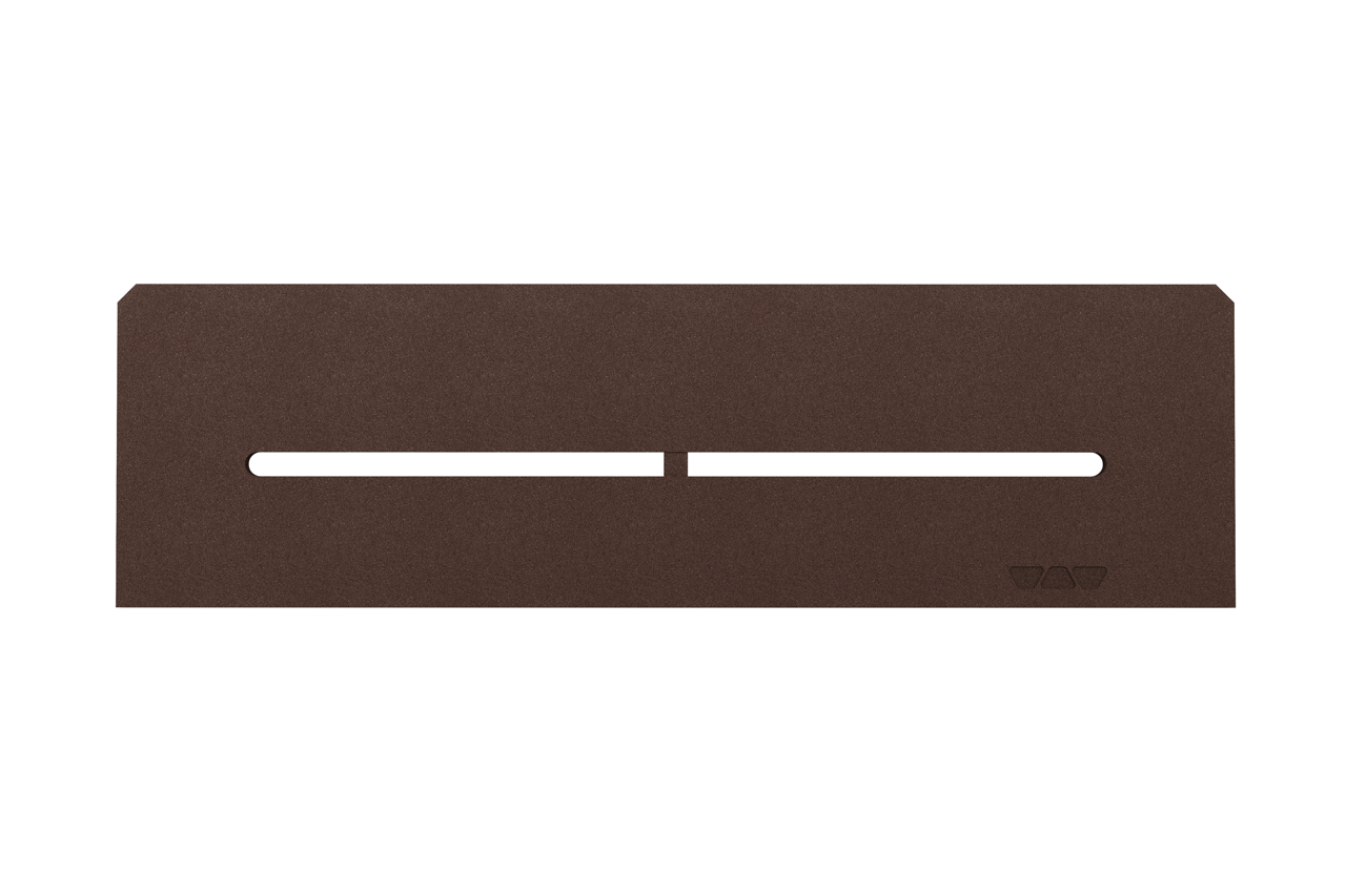 Schluter SHELF-N-S1-EB Shower Niche Shelf - PURE, Coated Aluminium, 300x87mm