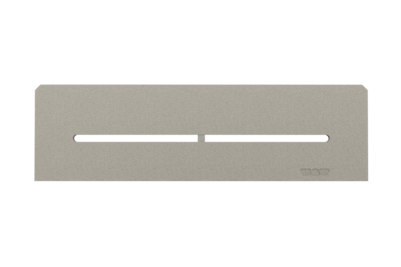 Schluter SHELF-N-S1-EB Shower Niche Shelf - PURE, Coated Aluminium, 300x87mm