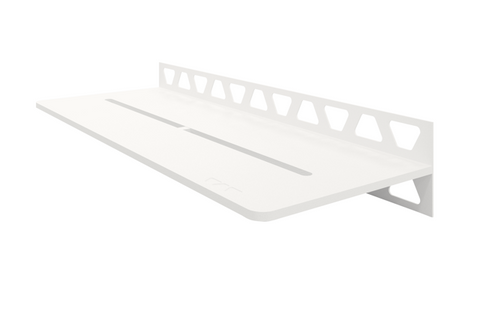 Schluter SHELF-W-S1 Shower Wall Floating Shelf - PURE, Coated Aluminium, 300x115mm