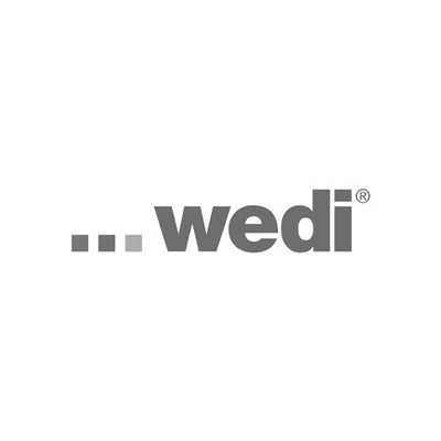 Wedi logo, German manufacturer of waterproof building boards and shower systems
