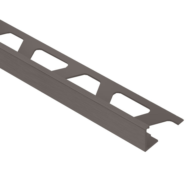 Schlüter JOLLY AC Finishing Edge Tile Trim in Black Brown