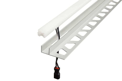 Schluter LIPROTEC-LLPM Warm White LED Strip with Stainless Steel Trim