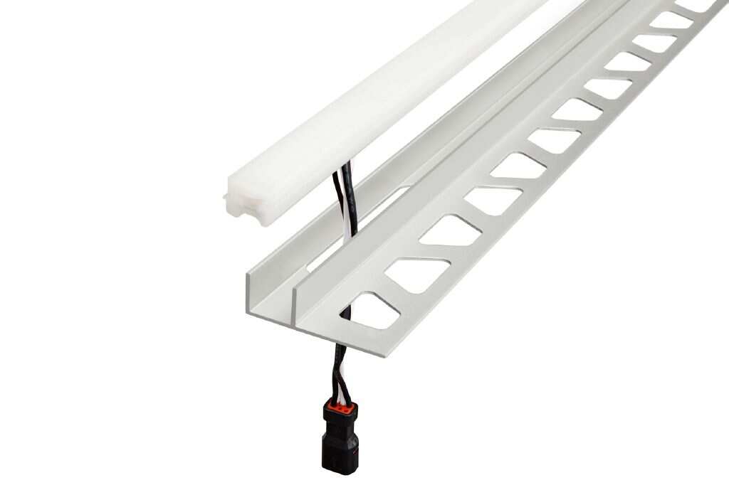 Schluter LIPROTEC LLPM LED Strip Profile Trim with LED wires