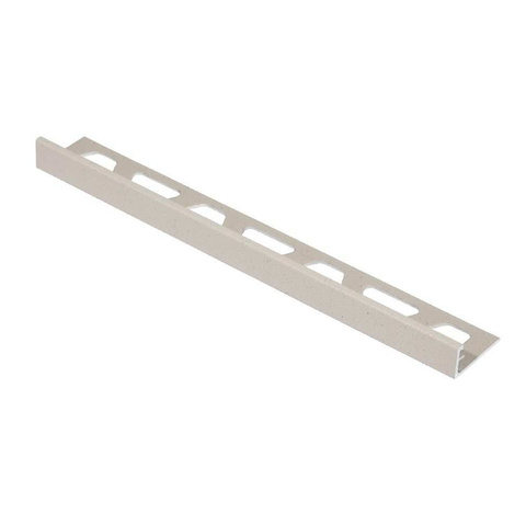 Schlüter Trendline JOLLY-AC TSI Edge Tile Trim - Textured Natural Ivory, Coated Aluminium